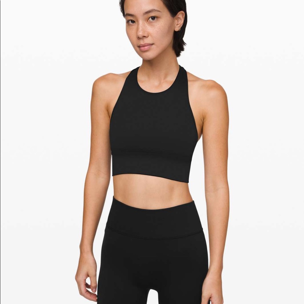 Lululemon Ebb to Train Bra Black sz 6